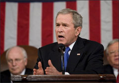 President Bush presents his 2007 State of the Union address